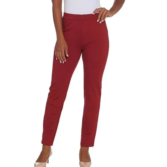 Graver Ponte Susan Graver Dress Pants Susan Graver Modern Trendy